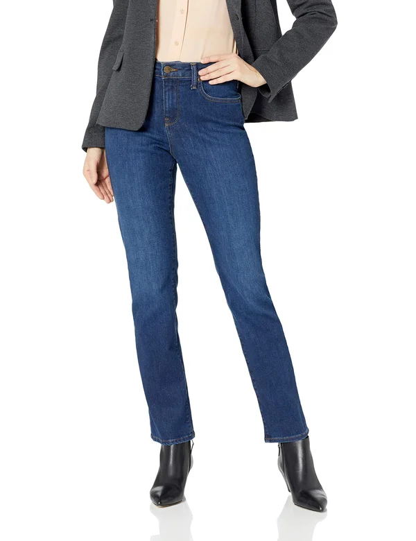 Nydj Women's Sheri Slim Jeans in Petite in Cooper - Size: 8p
