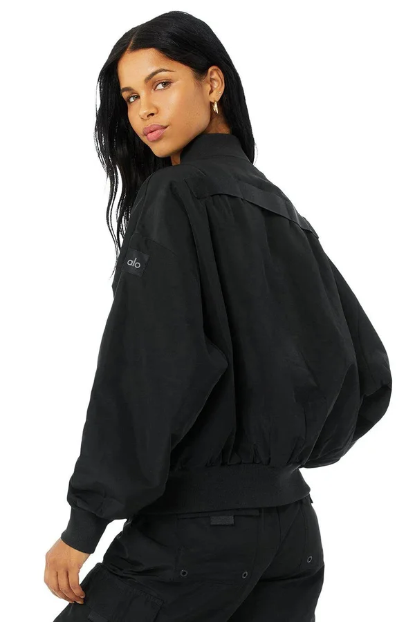 Alo Yoga It Girl Bomber - Black - S
