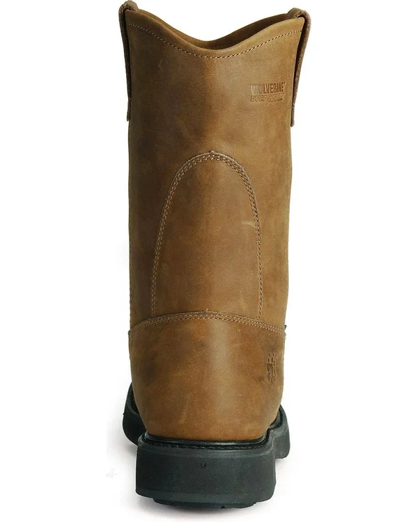 Wolverine Men's Ingham Durashocks Wellington Work Boot Brown, 14, M