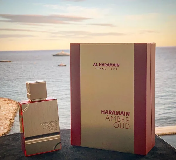 Al Haramain Amber Oud Rouge by Al Haramain 2 oz Eau De Parfum Spray for Men.