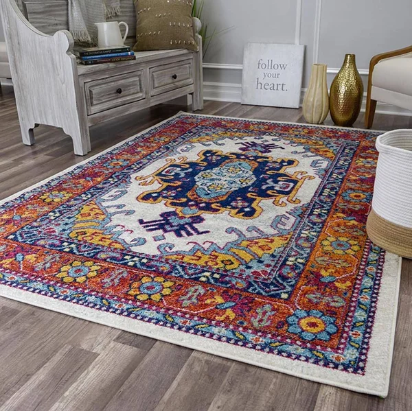 Rugs America Jorah Vintage Transitional Rug - 2&2 inchx8&0 inch, Juno
