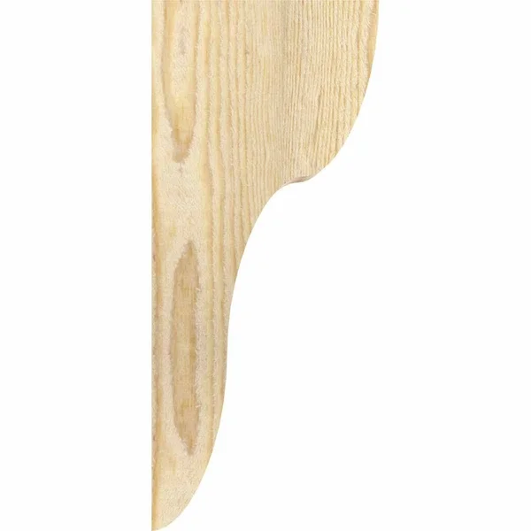4x22W x 8x22D x 8x22H Carmel Rough Sawn Corbel, Douglas Fir