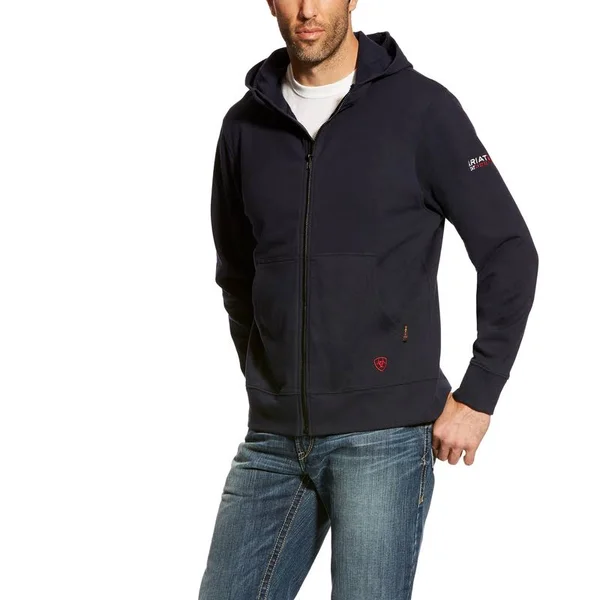 Ariat Men's FR DuraStretch Full Zip Jacket Hoodie 10023977