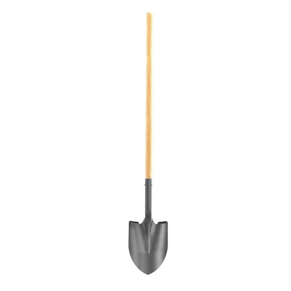 Bon Tool 47 in. Wood Handle Closed Back Round Point Shovel 28-141