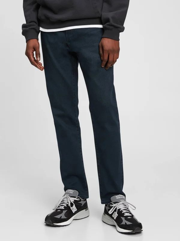 Gap Men's Soft Wear Slim Jeans with Washwell Dark Blue Tall Size 36W