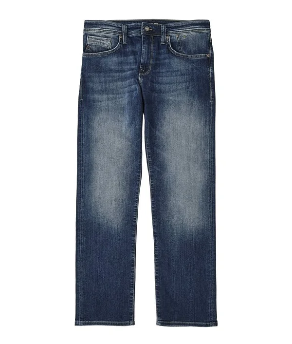 Mavi Men's Matt Relaxed Straight-leg Jeans - Blue - Size 33x30