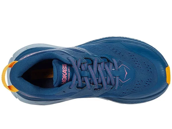 Hoka One One Women's Stinson ATR 6 Shoe - 5.5 - Moroccan Blue, Saffron