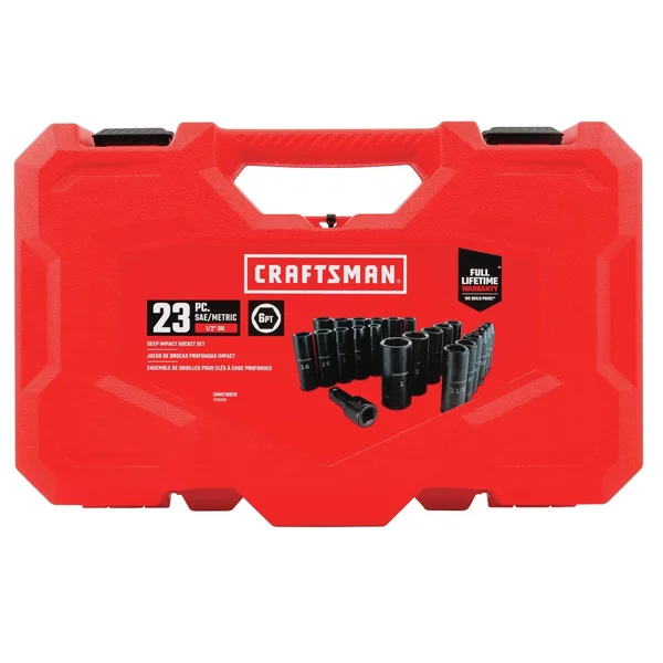 Craftsman Deep Impact Socket Set - 23 Piece