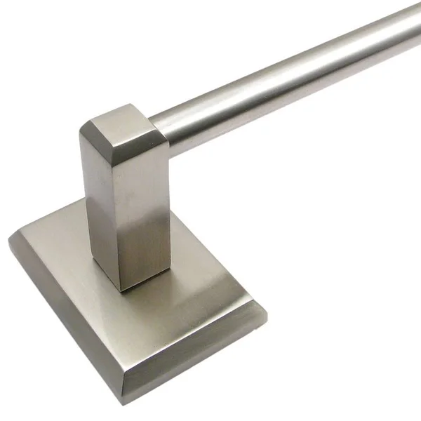 Rusticware Utica 24x22 Wall Mounted Towel Bar Finish: Satin Nickel