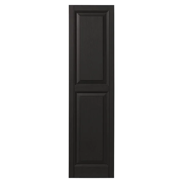 Raised Panel Shutters Ply Gem Size: 67x22 H x 12x22 W - Color: Peppercorn