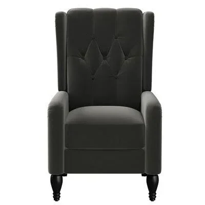 Islas 19x22 Manual Recliner Everly Quinn Fabric: Soft Charcoal Gray