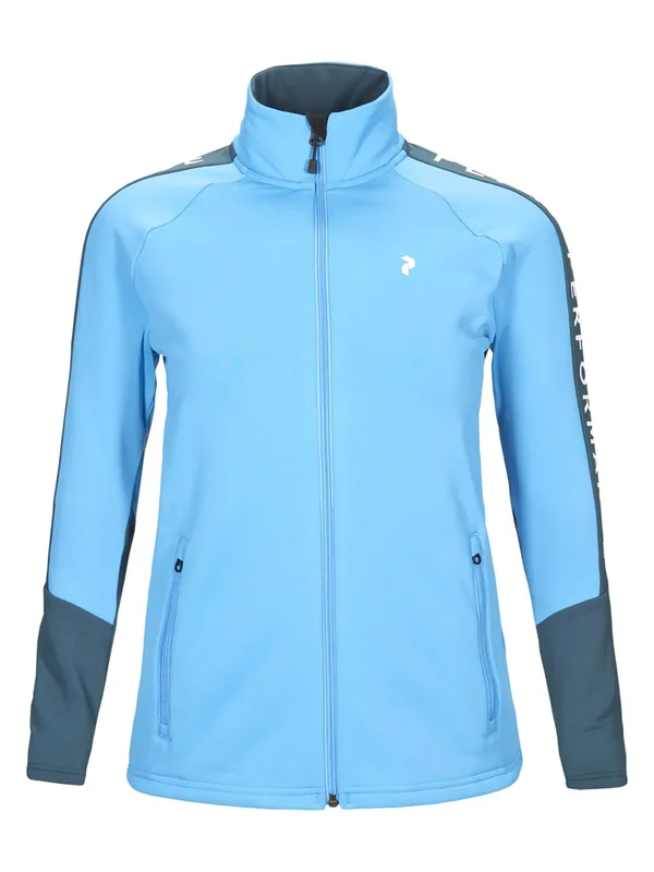 Peak Performance Rider Zip Jacket Blue, Womens Casual Jacket, Size L - Color Blue Elevation