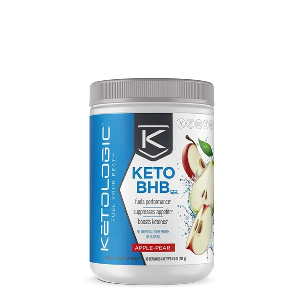KetoLogic GoBHBGoBHB Powder, Keto BHB, Apple-Pear - 8.9 oz