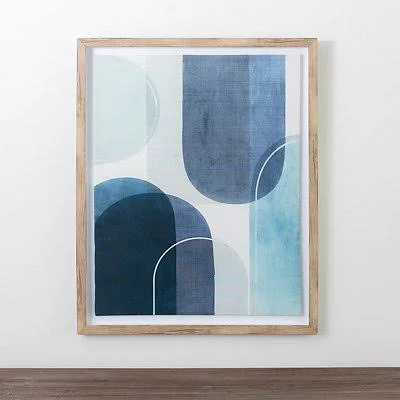 Move Linen I Framed Art Print