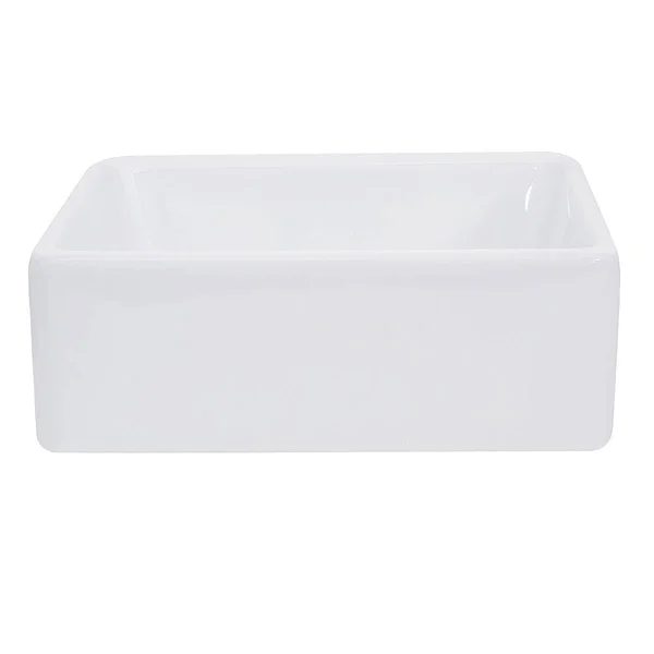 Nantucket Sinks NSV107A Square Vessel Sink White