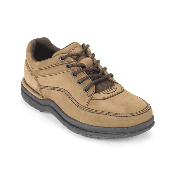 Rockport World Tour Classic Walking Shoes - Men's, Chocolate Nubuck, Size: 6
