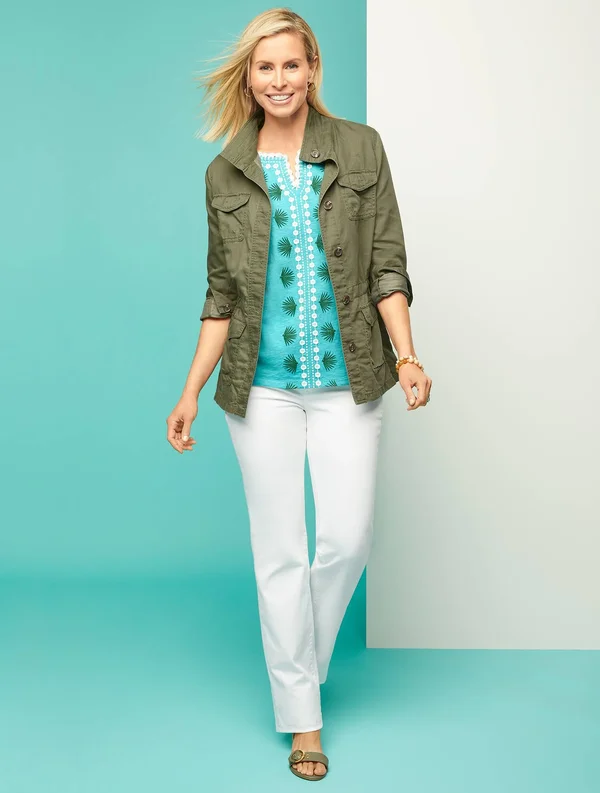 Classic Casual Jacket - Sagebrush - Xs Talbots