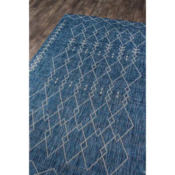 Novogratz Villa VI-08 Blue Area Rug, 3&11x22 x 5&7x22
