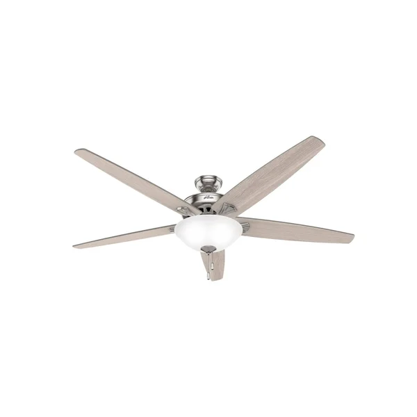Hunter 51122 Stockbridge 70x22 Ceiling Fan with LED Lights - Brushed Nickel
