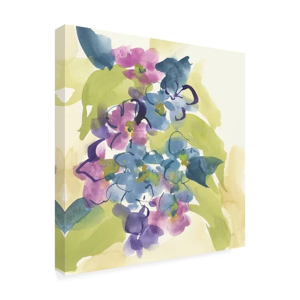 Trademark Fine Art 'Cool Spring Bouquet 2' Canvas Art by Chris Paschke - Size: 24 x 24