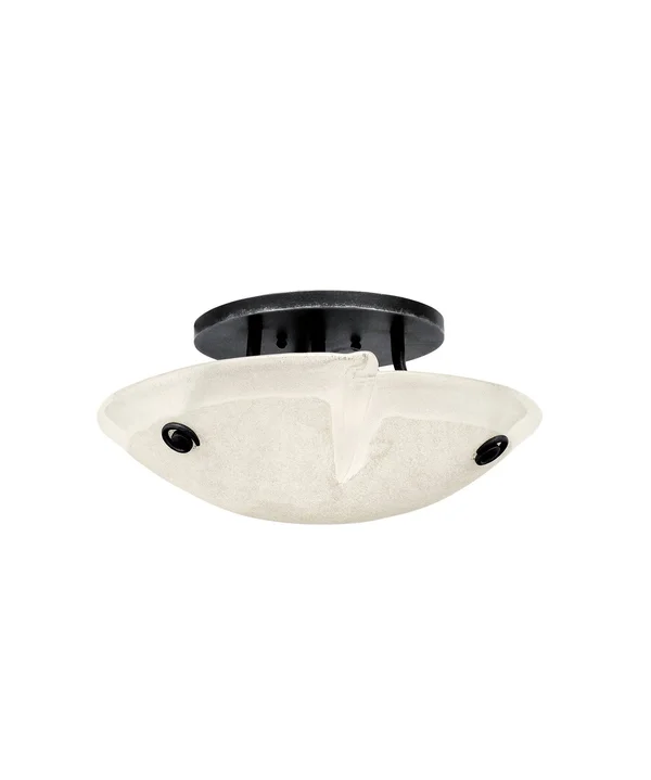 Kalco 4296TO/ANTQ Tribecca 3 Light 16 in. Flush Mount