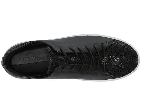Women's Ecco Soft 8 Sneaker, Size: 4-4.5, Black