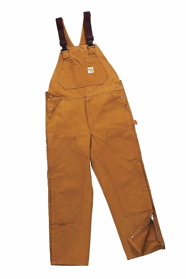 Carhartt Flame-Resistant Duck Bib Overall/Quilt-Lined