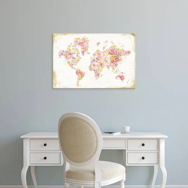 Easy Art Prints Danhui Nai's 'Midsummer World' Premium Canvas Art - 16 x 24 - Brazilian Barnwood Frame