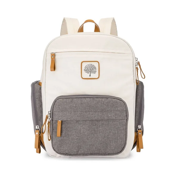 Birch Bag Mini - Diaper Backpack in Cream - Parker Baby Co., 15 x 13.5 x 5.25 inches