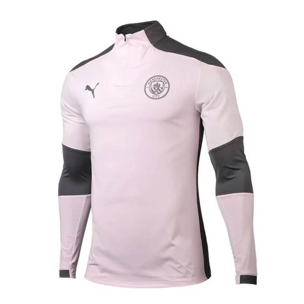 2020-2021 Man City Half Zip Training Top (Lilac Snow)