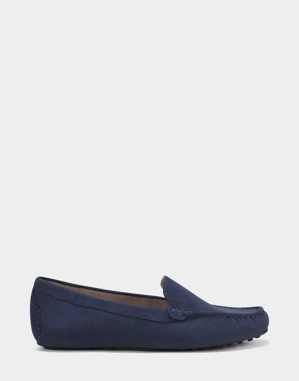 Women's Aerosoles Over Drive Loafers in Navy Fabric Size 10 Medium