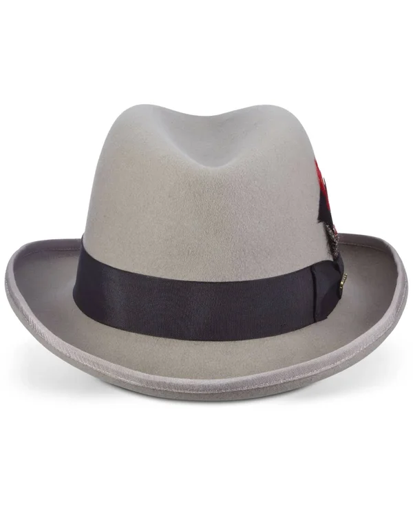 Scala Classico Men's Wool Felt Homburg Hat