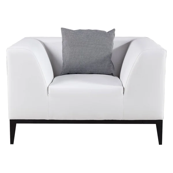 American Eagle Furniture Olivia Bonded Leather Armchair White