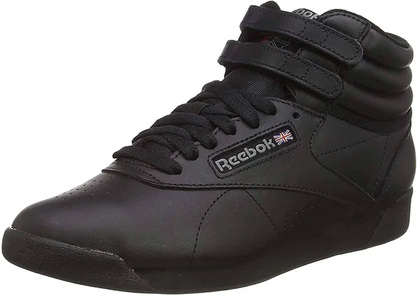 Reebok Freestyle Hi Black Women's Shoes - Size: 5