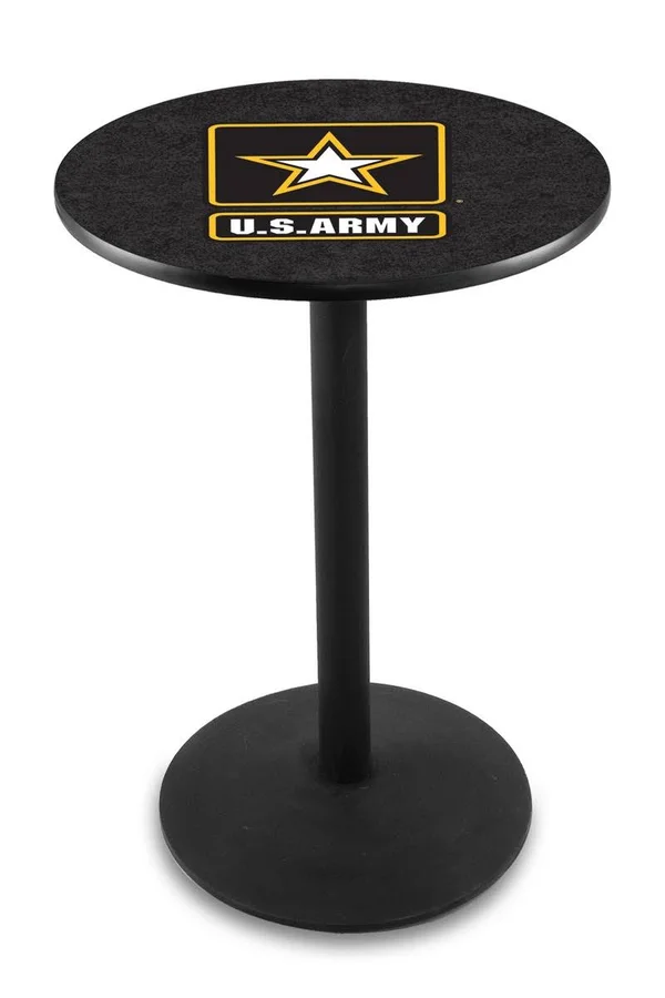 Holland Bar Stool U.S. Army Pub Table L214B3636ARMY