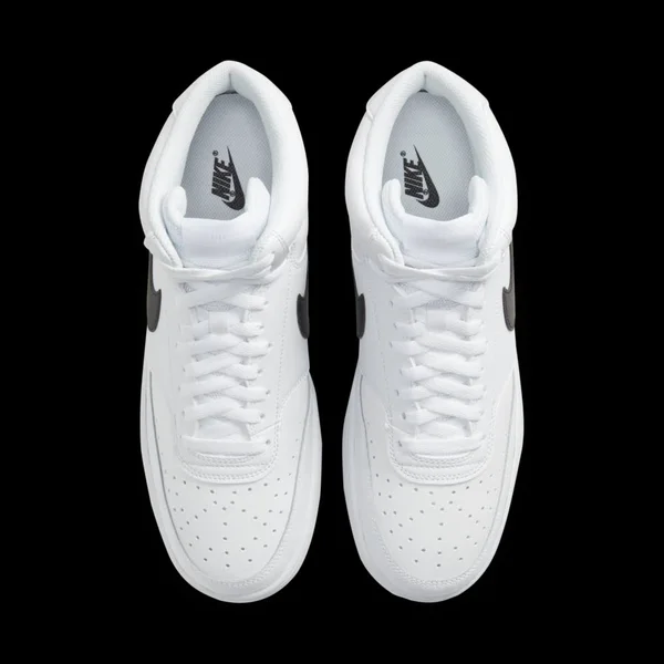 Nike Court Vision Mid (White/Black/White) Men's Shoes