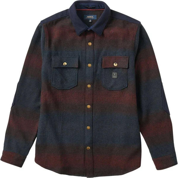 Roark Revival Nordsman Flannel Shirt - Men's Burgundy, XXL