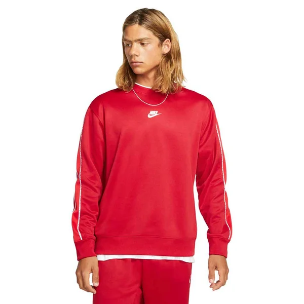 Nike Sportswear Men's Crew - Size Large, Red