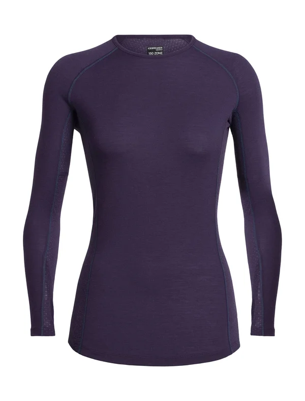 Icebreaker Women's 150 Zone LS Crewe - Xs - Lotus