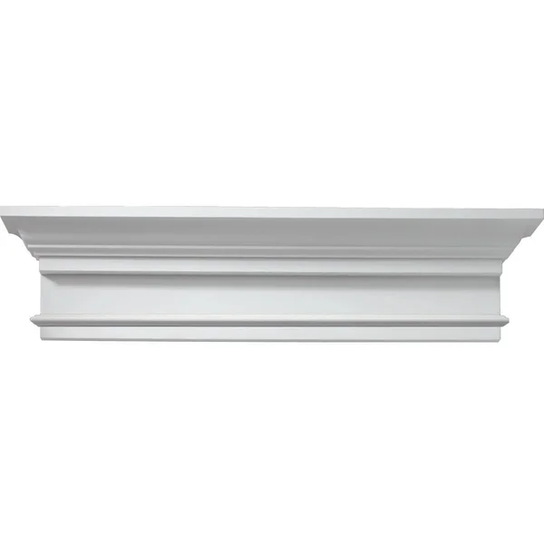 Fypon - Ltd. CCA40X10T 40x22W x 45 1/4x22OW x 9 3/4x22H x 4 1/2x22P Crosshead w/ Trim Strip