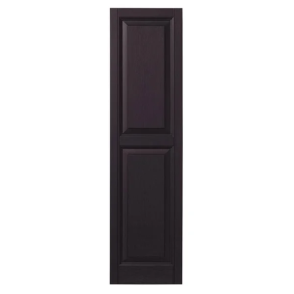 Raised Panel Shutters Ply Gem Size: 67x22 H x 15x22 W, Color: Dark Berry