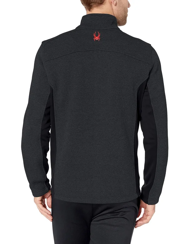 Spyder Encore Full Zip Fleece Jacket Men's, Black, 3XL