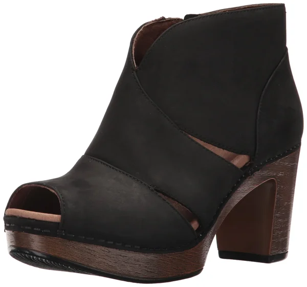 Dansko Women's Delphina (41 Black Milled Nubuck)