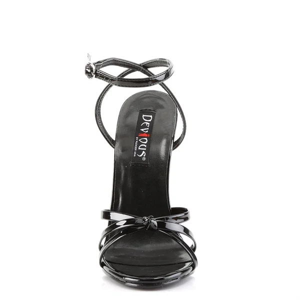 Devious - Domina-108 14 - Silver Metallic PU