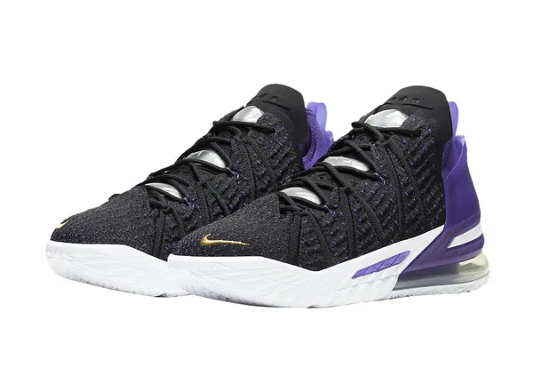 Nike Lebron 18 Lakers - Size 14 Men