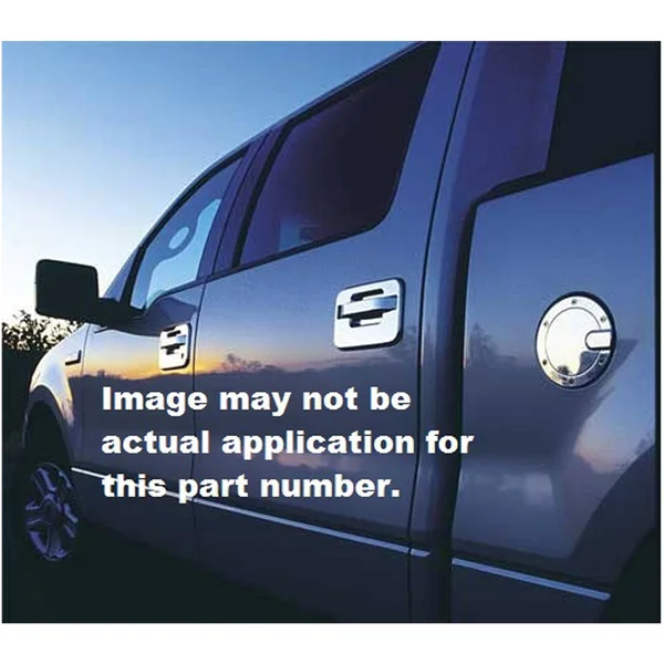 All Sales 6053PL Race Style Billet Fuel Door Trim