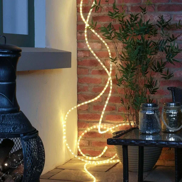 15m Multi Coloured LED Rope Light