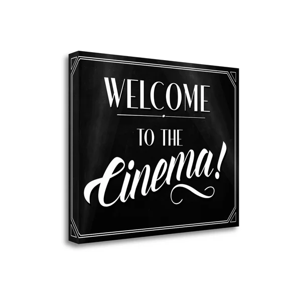 Welcome to The Cinema! by Aubree Perrenoud, 26x22 x 20x22 Fine Art