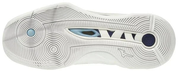 Mizuno Wave Momentum White/Navy Women's Volleyball Shoes - Size: 7