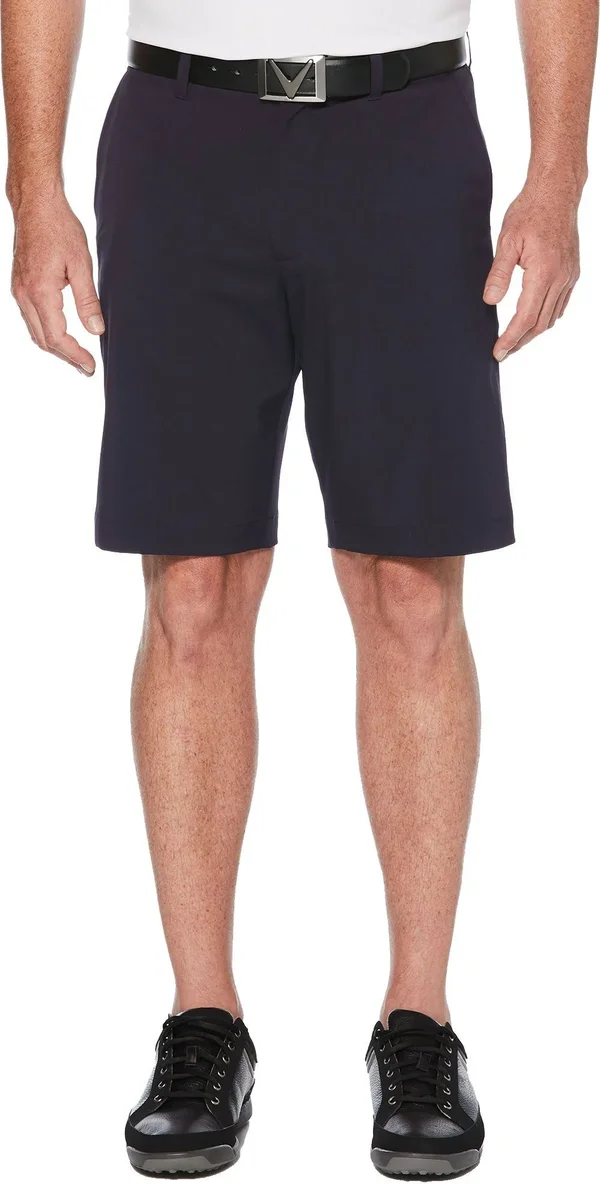 Callaway Classic Flat-Front 10 Inseam Golf Shorts - Mens, 30, Night Sky